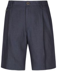 Dolce & Gabbana - Tailored Linen Shorts - Lyst