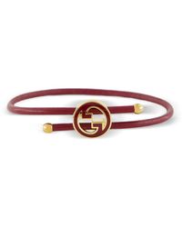 Gucci - Leren Armband - Lyst