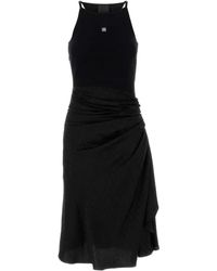 Givenchy - Midi-Jurk Met Vlakken - Lyst