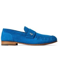 Jimmy Choo - Ellis Loafer Mit Logo-Schild - Lyst