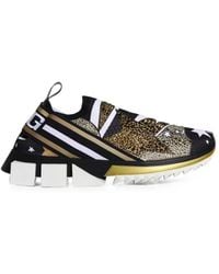 Dolce & Gabbana - Sorrento Crystal-Embellished Sneakers - Lyst
