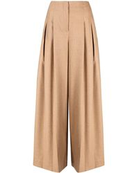 Twp - High-waisted Wide-leg Trousers - Lyst
