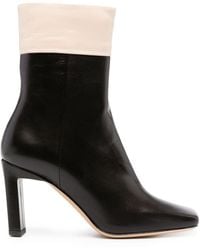 Wandler - Isa 85mm Leather Ankle Boots - Lyst