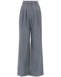 PT Torino - Pleated Wide-Leg Cotton Trousers - Lyst