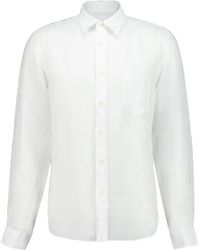 120% Lino - Long-Sleeve Regular Shirt - Lyst