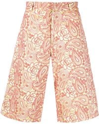 Bluemarble - Shorts Met Geborduurde Bloemen - Lyst