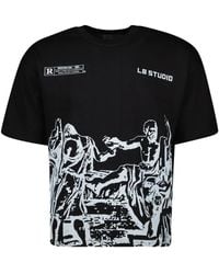 L8 Studio - Socrates Katoenen T-Shirt - Lyst