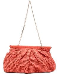Marella - Paprica Woven Chain Clutch Bag - Lyst