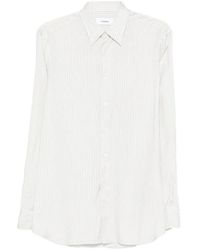 Lardini - Gestreept Overhemd - Lyst