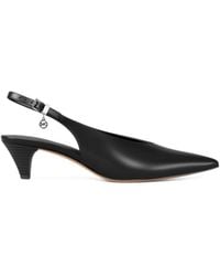 Michael Kors - Tonya Leather Slingback Pumps - Lyst