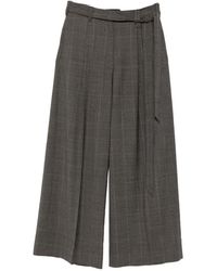 Simone Rocha - Prince Of Wales Check Belted Trousers - Lyst