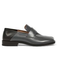 Maison Margiela - Tabi Leather Loafers - Lyst