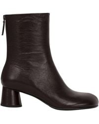 POTAMY - 65Mm Leather Ankle Boots - Lyst