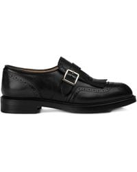 Doucal's - Single-Buckle Fringe Derby Shoes - Lyst