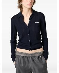 Miu Miu - Maglieria Cashmere Traforo F.18 - Lyst
