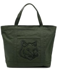Maison Kitsuné - Fox Head ハンドバッグ L - Lyst