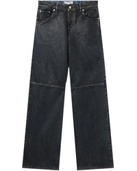 Stella McCartney - Faded-Effect Panelled Jeans - Lyst