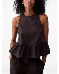 Liu Jo - Poplin Top With Bow - Lyst