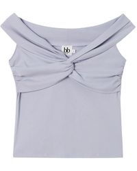 B+ AB - Twist-Detail Off-Shoulder Top - Lyst