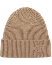 Gucci - Gorro de canalé con logo - Lyst