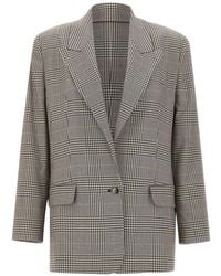Marella - Prince Of Wales Check Blazer - Lyst