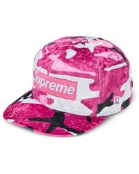 Supreme - New Era Velvet Cap - Lyst