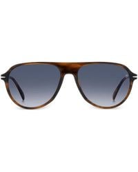 David Beckham - Pilot-Frame Sunglasses - Lyst