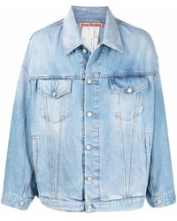 Acne Studios - Loose-Fit Denim Jacket - Lyst