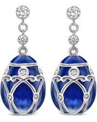 Faberge - 18Kt Heritage Palais Diamond Earrings - Lyst