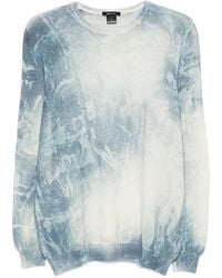 Avant Toi - Sweatshirt mit Batik-Print - Lyst