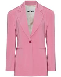 Remain - Blazer À Simple Boutonnage - Lyst