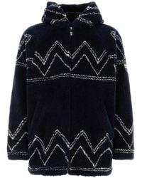 Giorgio Armani - Embroidered Teddy Jacket - Lyst