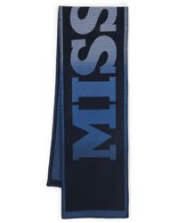Missoni - Intarsien-Schal mit Logo - Lyst