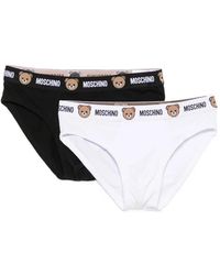 Moschino - Teddy Bear Logo-Waistband Briefs (Set Of Two) - Lyst