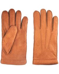 Restelli - Leather Stitched Gloves - Lyst