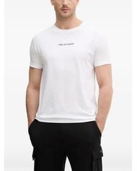 Trussardi - Graphic-Print Logo-Print T-Shirt - Lyst