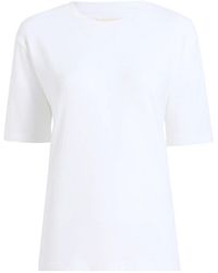 KHAITE - Mae Short Sleeve Tee Shirt - Lyst