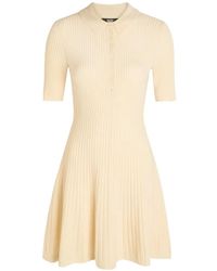 PAIGE - Olie Ribbed Mini Dress - Lyst