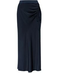 AllSaints - Drawstring Bias-Cut Skirt - Lyst