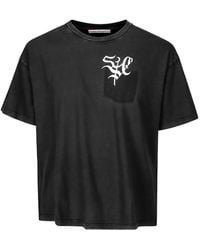 Stockholm Surfboard Club - Logo-Print Chest-Pocket T-Shirt - Lyst