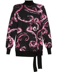Versace Jeans Couture - Chromo Couture-Print Dress - Lyst