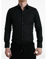 Dolce & Gabbana - Chemise Cintrée À Manches Longues - Lyst