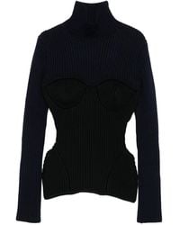 Jean Paul Gaultier - Merino Wool-Blend Top - Lyst