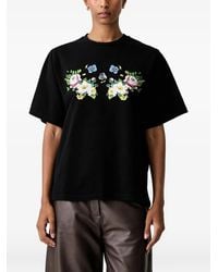 Stine Goya - Floral-Print T-Shirt - Lyst