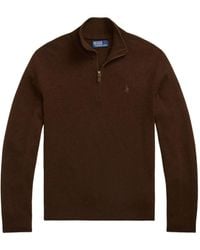 Polo Ralph Lauren - Half-Zip Merino Wool Pullover - Lyst