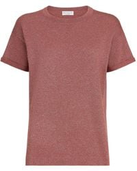 Brunello Cucinelli - Cashmere And Silk Top - Lyst