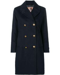 Sealup Double-breasted coat - Bleu