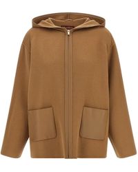 Max Mara - Doudoune Zippée À Capuche - Lyst