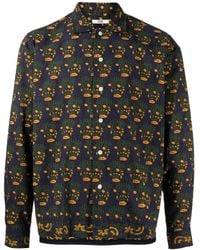 Bode - Graphic-Print Button-Up Shirt - Lyst