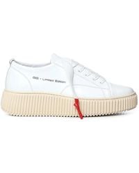 Giuliano Galiano - Jumbo Low-Top Leather Sneakers - Lyst